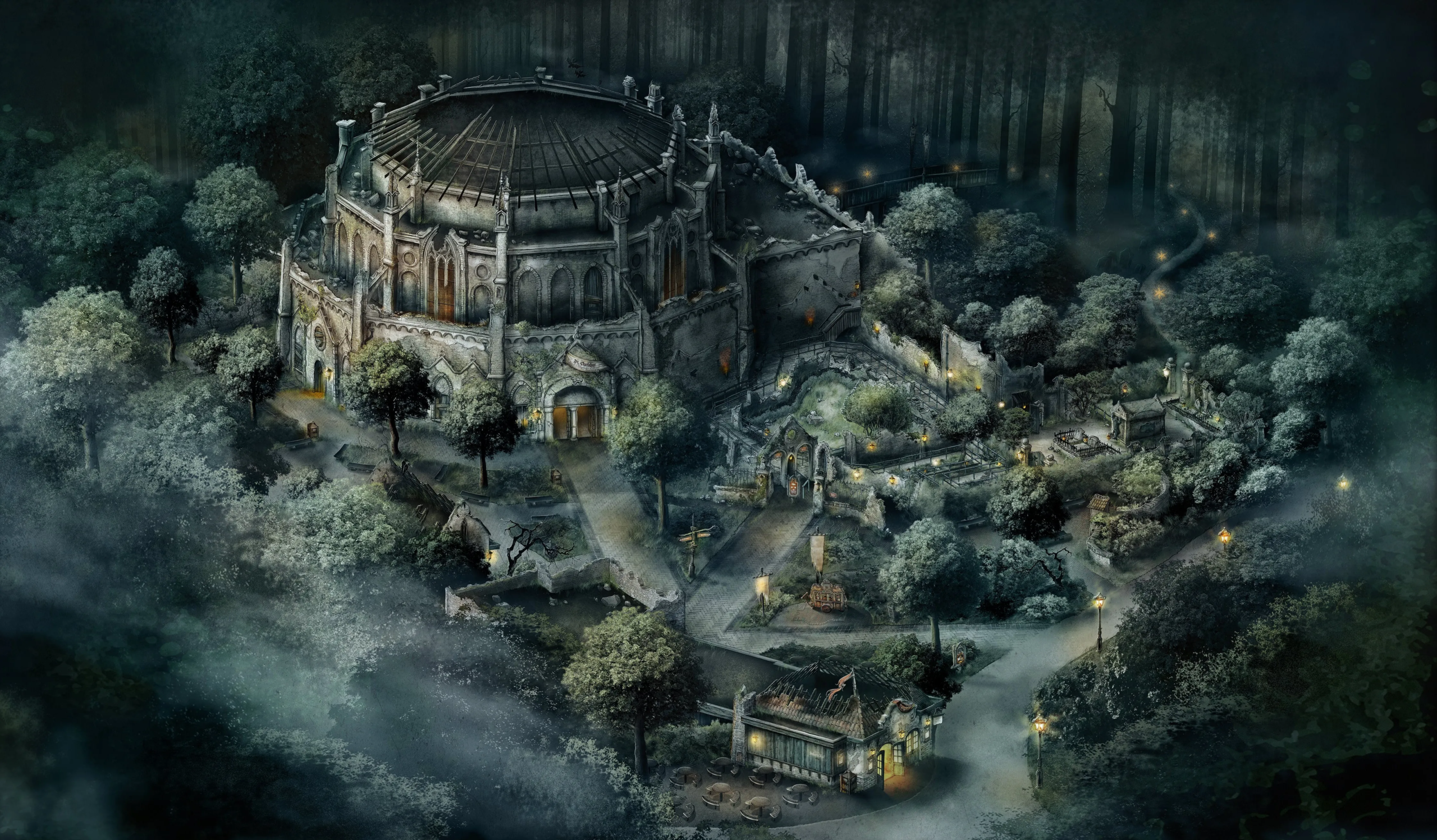 L'area di Danse Macabre, novità 2024 di Efteling